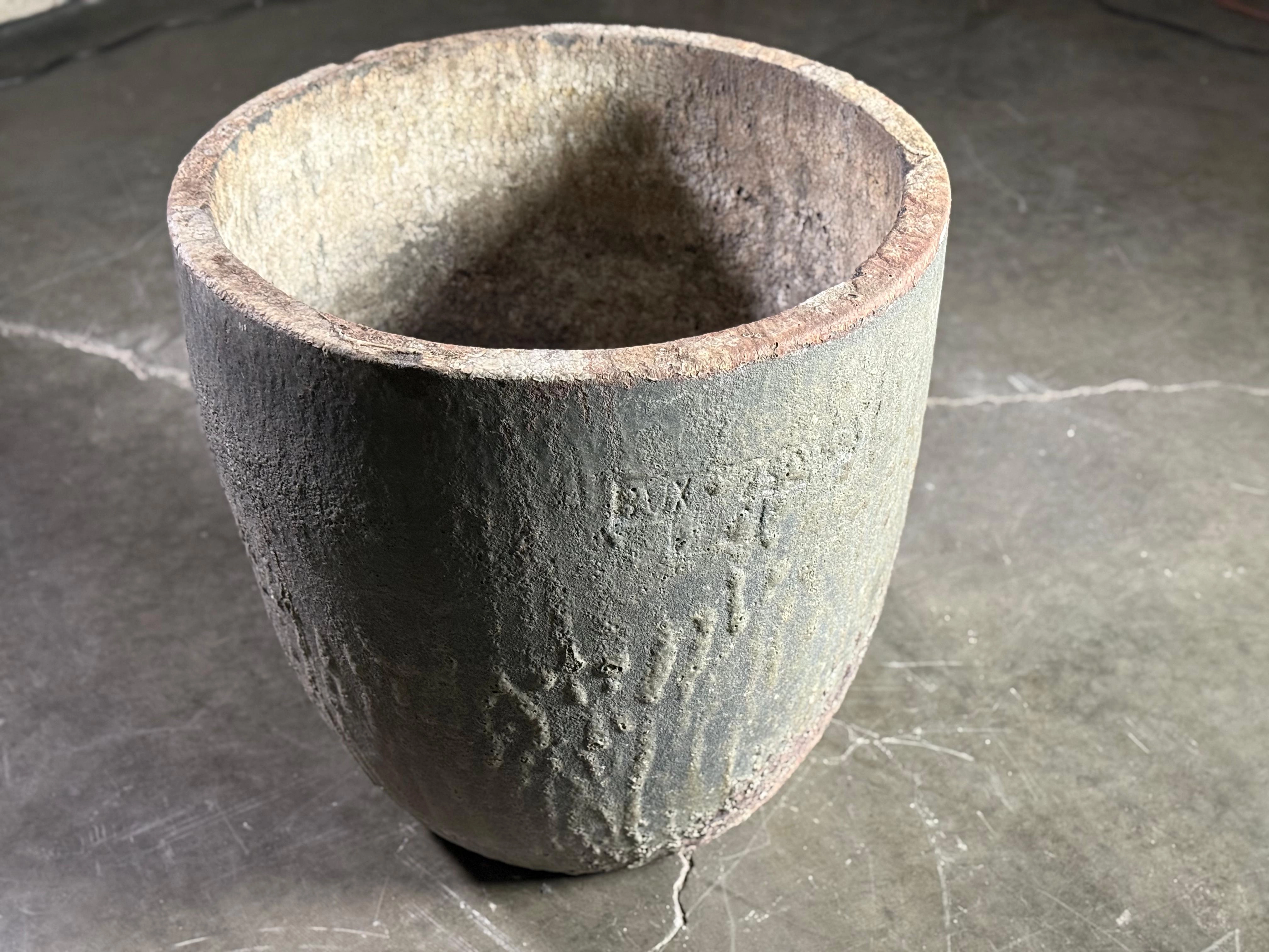 French Antique Foundry Crucibles (Pair) - Image 1